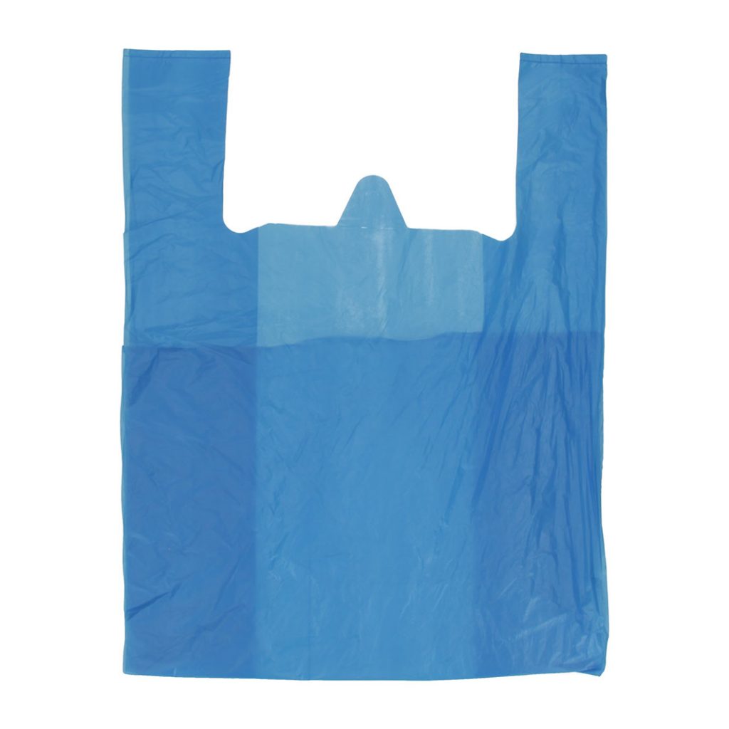 FUNDA #100 TSHIRT AZUL (TERMOENVASES, S.A), 23"X30", FL-4", S.FONDO, A/D, (10/100)