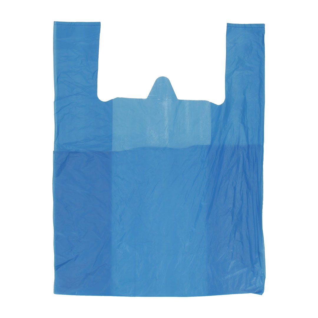 FUNDA #100 TSHIRT AZUL (TERMOENVASES, S.A), 23"X30", FL-4", S.FONDO, A/D, (10/100)