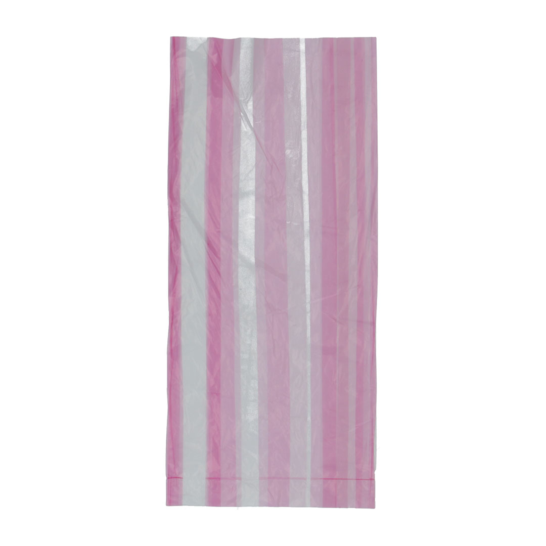 FUNDA #2 RAYAS ROJAS, (TERMOENVASES, S.A), 6.5"X10.5", FL-1", A/D, S. FONDO, (60/100)