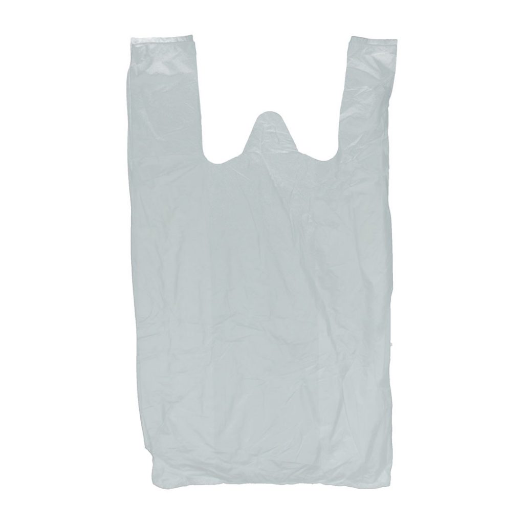 FUNDA #26 TSHIRT BLANCA (TERMOENVASES, S.A 15.75"X18", FL-3" , S.FONDO, A/D, (10/100)