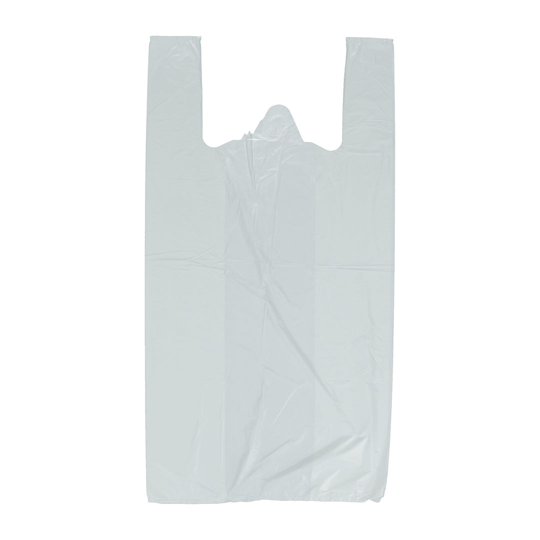 FUNDA #100 TSHIRT BLANCA, (TERMOENVASES, S.A), 23"X30", FL-4", S. FONDO, A/D, (10/100)