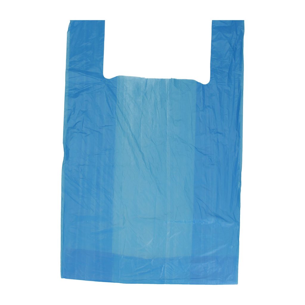 FUNDA #72 TSHIRT AZUL (TERMOENVASES, S.A), 23"X27", FL-4", S. FONDO, A/D, (10/100)