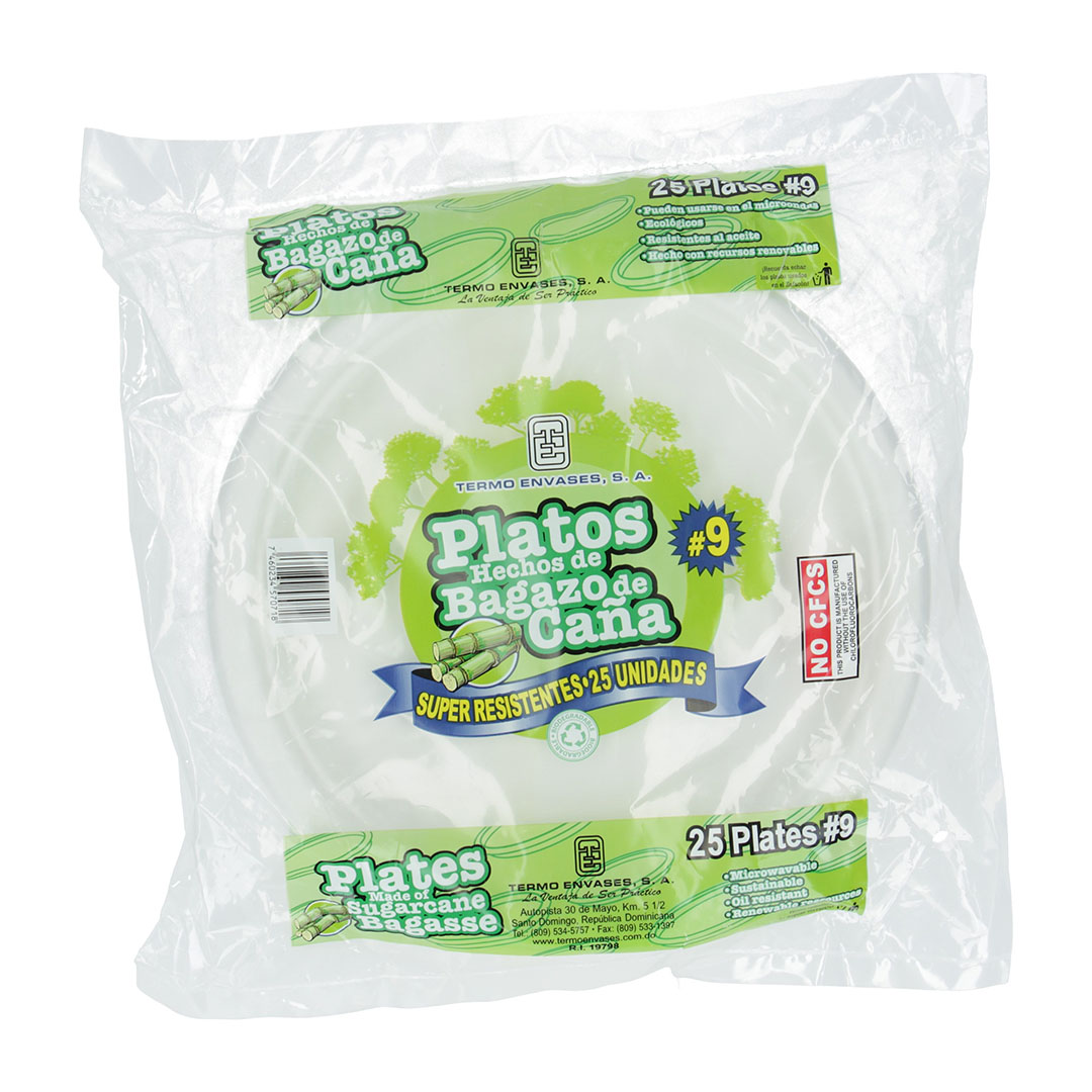 PLATO #9 BIODEGRADABLE (20/25)