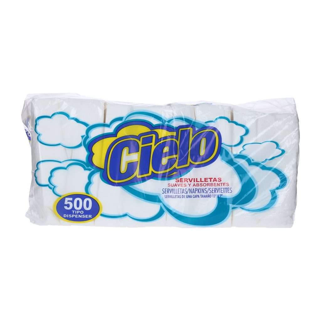 SERVILLETAS CIELO DISPENSER (10/500)