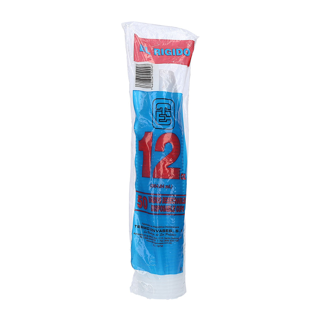 VASO RIGIDO 12 ONZ. (50/50)