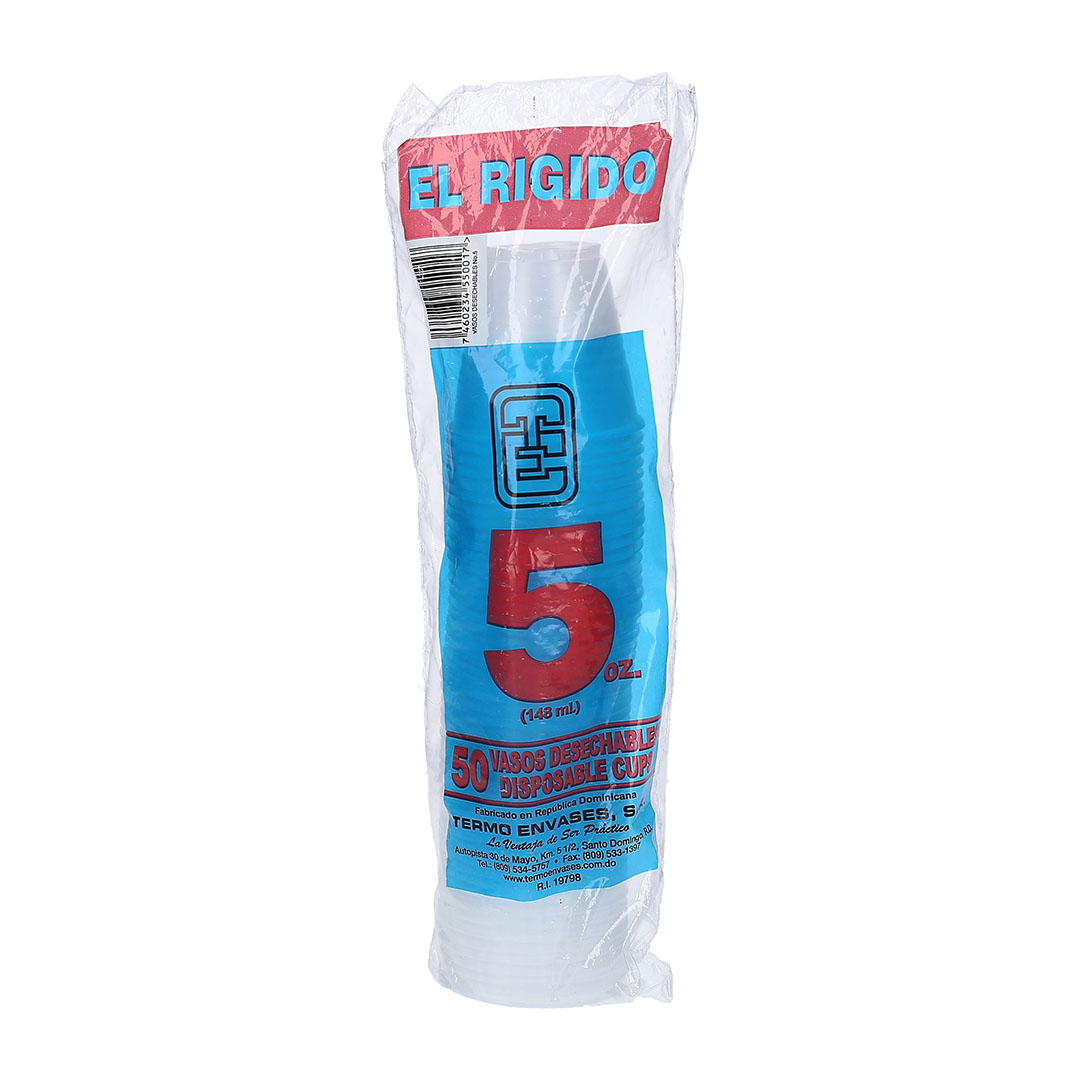 VASO RIGIDO 5 ONZ. (50/50)